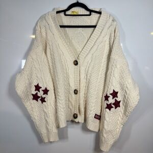 Taylor Swift Women's Cardigan SZ M L Red Album Sweater Swifties